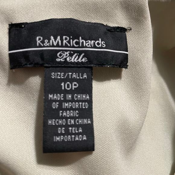 EUC - R & M Richards Layered Metallic Dress - Picture 5 of 6